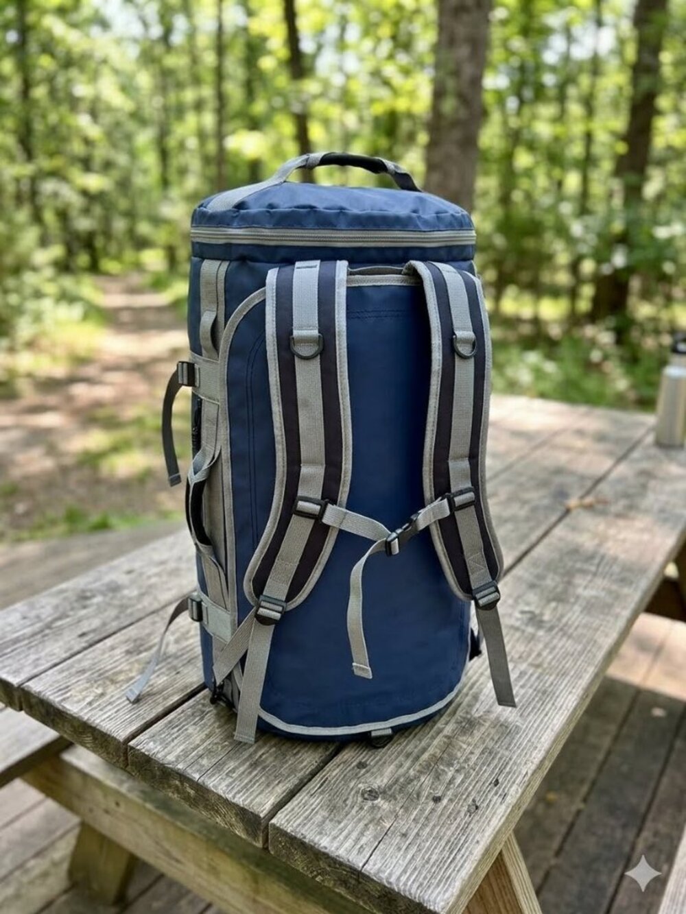Heavy-Duty 45L Sports Duffel Bag Backpack